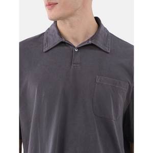 Summer New <b>Men's</b> Short-Sleeve <b>Polo</b> <b>Shirts</b> Solid Color Work Clothes Cotton T-<b>Shirt</b> Casual Lapel Pullover Clothing Tops <b>Blue</b> White - Product Image 2