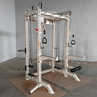 Appareil de musculation multifonction Smith Trainer en acier inoxydable pour presse à banc, squats et développé couché, usage commercial, unisexe