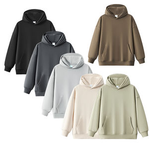 Ensemble de survêtement décontracté pour homme, hiver 2026, sweat-shirt à capuche et short, vente en gros, logo personnalisé, 100% coton, respirant, jogging - Product Image 2