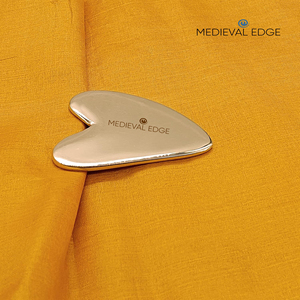 เครื่องนวดหน้ากัวซาโลหะคุณภาพสูงรุ่น ME-LS-GS-04 จาก Medieval Edge สำหรับการนวดหน้าเพื่อผิวเปล่งประกายอย่างเป็นธรรมชาติและลดอาการบวม - Product Image 5