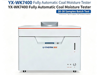 Analyseur d'humidité entièrement automatique YX-WK7400 haute précision pour biomasse solide, combustibles et minerais, pour laboratoire, 20-30 échantillons, garantie 1 an