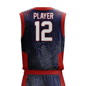 Uniforme de basket-ball avec logo personnalisé 100% Impression par sublimation Style d'ensemble grande taille respirant - Product Image 5