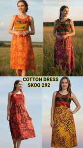 Robe de rasoir Boho Cotton Blast pour femmes avec décorations de boutons en dentelle à glissière Article à la mode - Product Image 6