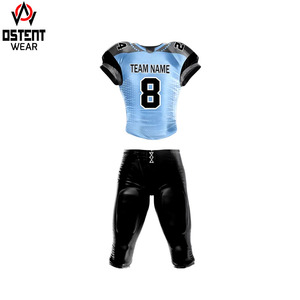 Wholesale Custom Made American Football Soccer Jersey Breathable <b>Mesh</b> <b>Short</b> Sleeve Sports Wear Plus Size Printed Sublimation - Product Image 2