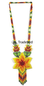 Tradebyd Premium Quality Handmade Embroidery Link Chain <b>Necklace</b> Bohemian <b>Statement</b> Jewelry for Anniversary Unisex - Product Image 5