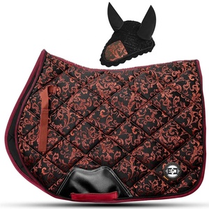 Ensemble de coussin de selle à fleurs dorées/ensemble de coussin de selle à Sublimation sschabracke avec cordon doré doublure en bambou rempli de polyester - Product Image 6