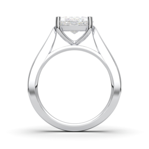 แหวนหมั้นเพชร1.00กะรัต/เทียบกับ F-G เพชรที่ทำด้วยมือทำจากทองคำขาว950ในห้องปฏิบัติการ - Product Image 3