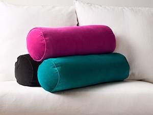 Avior Long Rectangulaire Antidérapant Doux Coton Yoga Traversin avec Poignée de Transport Lavable 24x12x6 "Couleur Personnalisée Fabriqué en Inde - Product Image 3