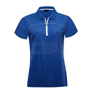 เสื้อโปโลผู้หญิงดีไซน์มีสไตล์ ระบายอากาศได้ดี แขนสั้น คอปก เหมาะสำหรับลุคสบายๆ และลุคสมาร์ท - Product Image 4