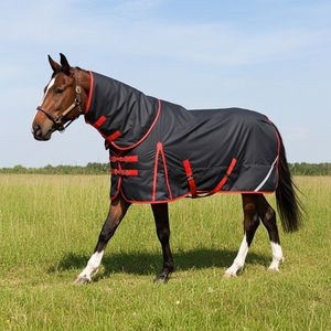 Top Rated Cold Weather <b>Horse</b> Rug Cob Winter <b>Horse</b> Blanket with Neck Waterproof Breathable Polyester Full Size <b>Horse</b> Blanket - Product Image 1