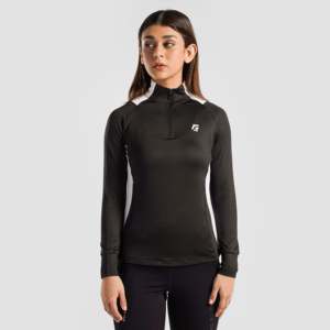 Chaqueta de Tenis Negra Heritage para Primavera con Cuello Alto y Característica Transpirable - Product Image 2