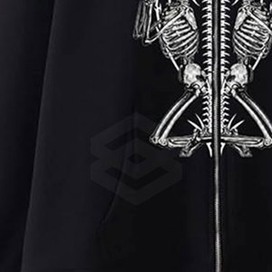 เสื้อฮู้ดดี้ผู้ชายแบบสั่งทำพิเศษ ประดับด้วยคริสตัล สำหรับใส่ในฤดูหนาว ลายเรียบ ผ้าโพลีเอสเตอร์/คอตตอน ระบายอากาศได้ดี คุณภาพสูง รับผลิตแบบ ODM - Product Image 5