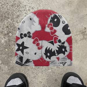 Bonnet court en tricot de laine pour hommes femmes chapeaux chauds d'hiver bonnets tricotés - Product Image 2