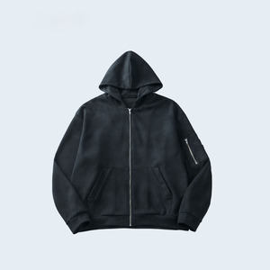 Autumn and Winter New <b>Men's</b> Hoodie Light Mature Simple Loose <b>Zipper</b> Fashion Hooded <b>Cardigan</b> Coat hoodies - Product Image 6