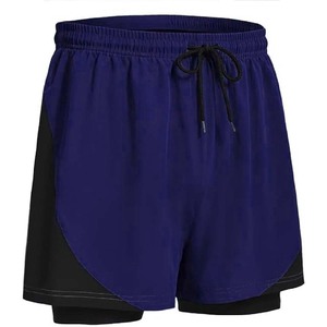 Pantalones cortos deportivos para hombre hechos a medida 100% poliéster patrón sólido transpirable y de secado rápido con estilo informal con múltiples bolsillos - Product Image 3