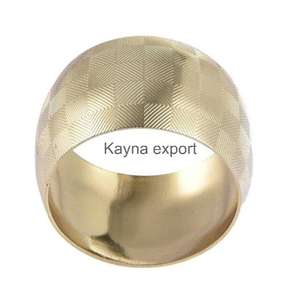 ผ้าเช็ดปากแหวนทองแฟนซีตกแต่งโต๊ะโลหะสำหรับงานเลี้ยง - Product Image 5