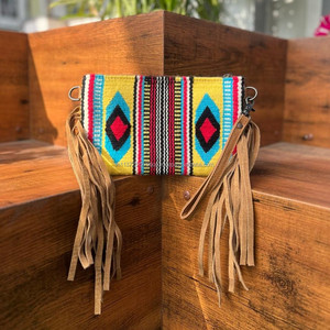 Manta con silla de montar hecha a mano Real, bolsos de cuero con herramientas, bolsos cruzados de cuero azteca de alta calidad, bolsos multicolores Vintage - Product Image 4