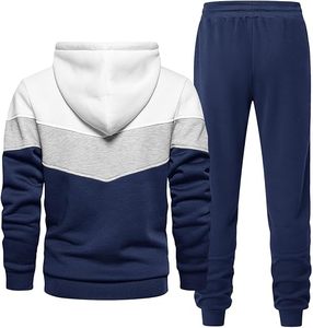 Survêtement respirant 2 pièces grande taille avec logo personnalisé unisexe 100% coton imprimé Technics pour l'hiver - Product Image 3