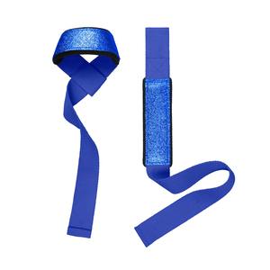 Sangles de musculation rembourrées en néoprène et coton 2026 pour hommes, avec logo personnalisé, pour soulever des poids et faire des deadlifts, avec paillettes, pour la gym - Product Image 4