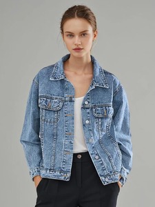 Veste en jean d'extérieur de haute qualité et taille plus pour hommes veste en jean en coton vendue en ligne pour hommes - Product Image 6