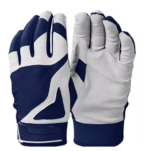 Gants de frappeur en cuir de qualité supérieure personnalisables pour hommes et femmes Gants de softball et de baseball lavables personnalisés Pro - Product Image 1
