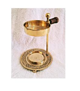 Plaque de calligraphie en laiton doré métal bougie et porte-parfum Bakhoor - Product Image 2