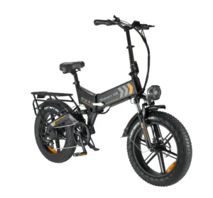 OUXI X8 Europa Estoque 20 polegada 4.0 pneu gordo 500W poderoso 48V 10Ah bateria de lítio dobrável ebike bicicleta elétrica bicicleta