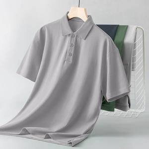 เสื้อโปโลผ้าฝ้าย100% สำหรับผู้ชายเสื้อโปโลสำหรับใส่ทำงานปักแบบสั่งทำ - Product Image 4