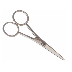 High Quality Dall Finish <b>Beard</b> Hair Cutting <b>Scissors</b> Sand Finish Metal Steel Mustache <b>Scissor</b> Razor Edge Sharp <b>Scissor</b> For Salon - Product Image 3