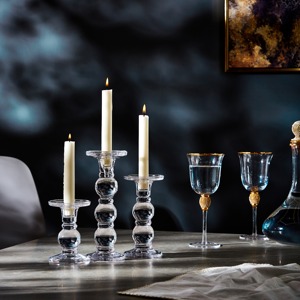 Pièce décorative de luxe artistique de lampe de bougie en métal pour l'éclairage de noce et de maison - Product Image 5