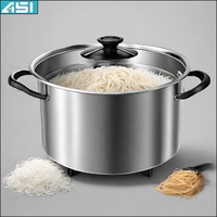 Ensemble de casseroles personnalisé, casserole multifonction, cuiseur vapeur en acier inoxydable, casserole à nouilles, friteuse à tempura avec panier