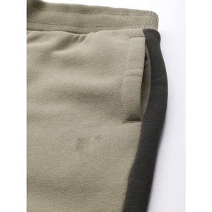 Pantalones de chándal para correr de cintura alta para mujer con logotipo personalizado 2025, entrenamiento informal en el gimnasio, correr con forro polar a rayas laterales y bolsillos - Product Image 5