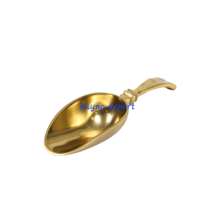 Cuchara para Servir Helado de Metal, Chapada en Oro, Pulido Espejo, Cuchara Grande para Bar de Helados, Cuchara de Restaurante, Cubiertos de la Mejor Calidad para Cocina - Product Image 2