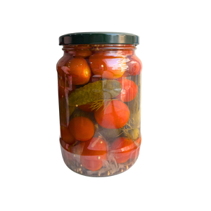 Wholesale Price International Standard Best Selling Made In Vietnam Low Price Pickled Mixed Cucumbers Tomatoes <b>Mason</b> <b>Jar</b> 680g - Product Image 6