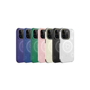 Netzy Navy Blue SAFA <b>Wireless</b> <b>Charging</b> Patterned Silicone <b>Case</b> Compatible with for iPhone 14 Pro Mobile Phone - Product Image 2