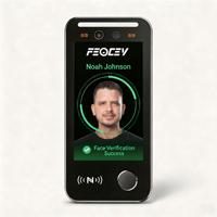 Feocey FCV4924 Reconocimiento Facial con Registro de Asistencia, Lector de Huellas Dactilares y Tarjetas RFID con SDK Gratuito y Código Abierto JS