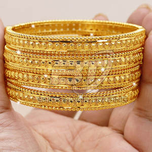 Gold Color Wedding <b>Bangles</b> In Adult Size Customized Wedding Festive Jewelry Pakistan Bridal <b>Bangles</b> - Product Image 4