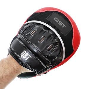 Almohadilla de enfoque de cuero duradero de alta calidad, logotipo personalizado impreso, herramienta de perforación de entrenamiento de boxeo - Product Image 3