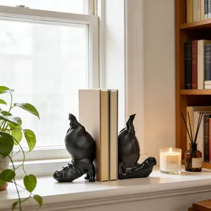 Soporte y Exhibidor de Libros Profesional de Aluminio de Alta Resistencia, Escultura Moderna Pulida, Figura Antigua - Product Image 1