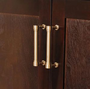 Aluminum drawer cabinet center <b>bar</b> <b>pull</b> handle <b>for</b> <b>home</b> kitchen office furniture hardware door drawer wardrobe cabinet handle - Product Image 4