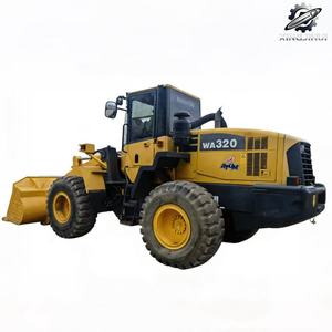 Used Komatsu320 Wheel <b>Loader</b> 12.8ton 2.3m³Bucket Original Japan brand Second-hand Construction Machinery <b>Low</b> Hours CE Certified - Product Image 1
