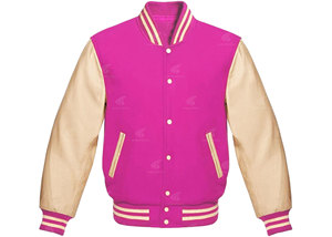Chaqueta Universitaria de Primera Calidad para Hombre, Tejido de Lana de Alta Gama, Hecha a Medida, Chaqueta Cálida de Invierno con Mangas de Cuero Genuino - Product Image 2