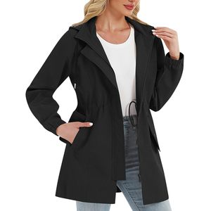 Nouveau style de veste de mode pour femmes poches spacieuses pour téléphone et portefeuille toile véritable taille régulière pour le stockage extérieur - Product Image 1