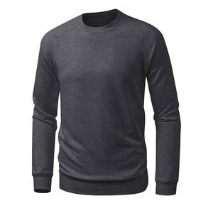 Liso Regular Fit Cuello Redondo Hombres Sudaderas Precio al por mayor Superventas Tamaño personalizado Algodón Mezclado Sudadera DDP Envío - Product Image 4