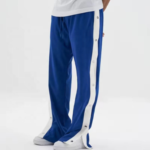 กางเกงวอร์มขาบานสำหรับผู้ชายมาใหม่2024โลโก้ตามสั่งแฟชั่น - Product Image 4