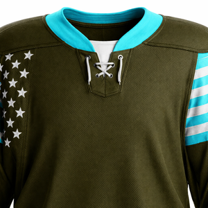 Nuevo Uniforme de Hockey sobre Hielo Personalizado Unisex, Ecológico, Resistente al Viento, 100% Poliéster, Diseño Único, Ropa Deportiva Superior - Product Image 5