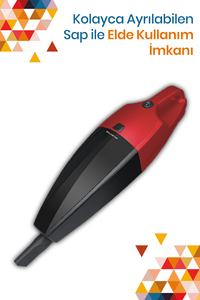 Bastone aspirapolvere-rosso - Product Image 3