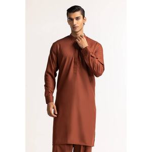 เสื้อเดรสผ้าป๊อปลินสำหรับ SK-PSD24-006ชุดสูทผ้าย้อมสีพื้นสำหรับเป็นสนิม - Product Image 2