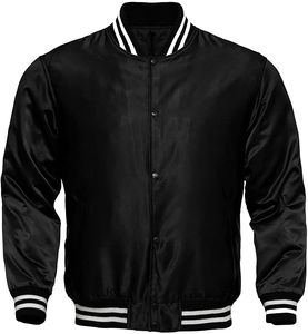 Chaqueta Bomber negra y dorada hecha a medida Patrón de camuflaje recubierto Diseñado profesionalmente para un estilo y funcionalidad óptimos - Product Image 2