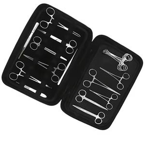 Juego de Instrumentos Quirúrgicos Veterinarios Manuales de Alta Calidad, Acero Inoxidable, Kit de Cirugía Básica para Operaciones de Animales Grandes, CE - Product Image 2